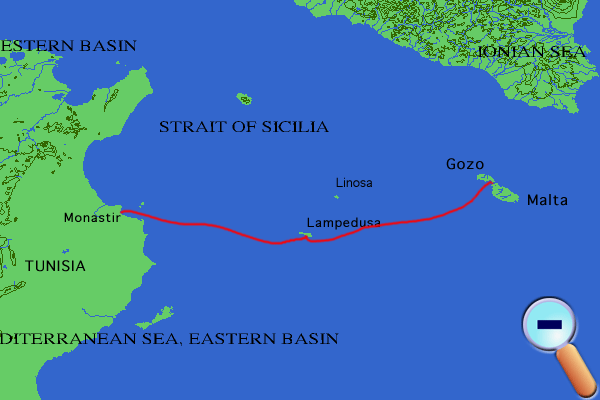 Route to Tunisia