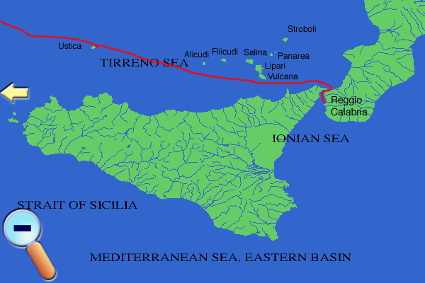 Route to Ustica