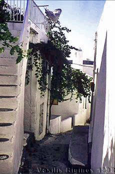 Street in Chora, Skyros