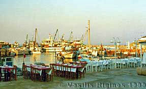 The Fishing Harbor in Tenedos