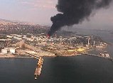 Burning Oil Refinery