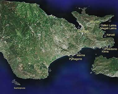 Satellite view of E Samos